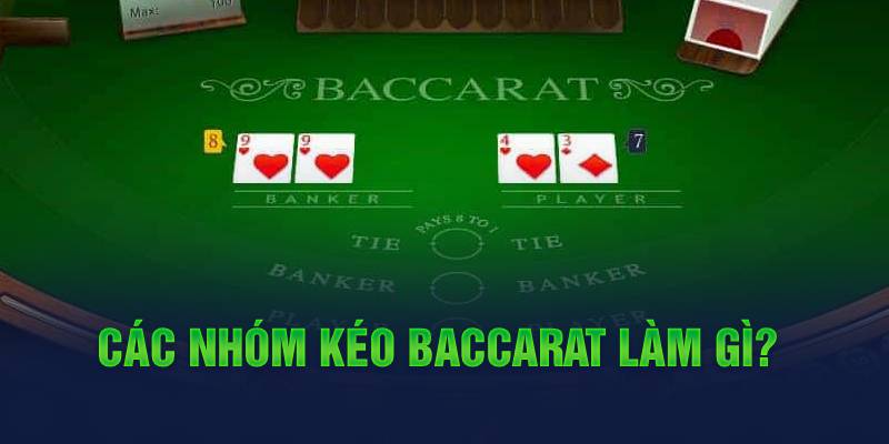 Các nhóm kéo Baccarat làm gì?