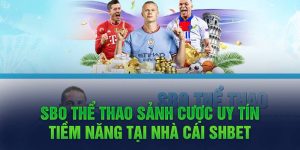 SBO Thể Thao Sảnh Cược Uy Tín, Tiềm Năng Tại Nhà Cái Shbet